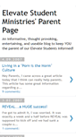 Mobile Screenshot of elevate-students.blogspot.com