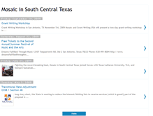 Tablet Screenshot of mosaicinsouthcentraltexas.blogspot.com