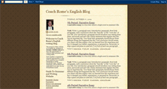 Desktop Screenshot of coachromesenglishblog.blogspot.com