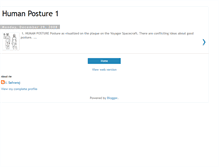 Tablet Screenshot of humanposture1.blogspot.com