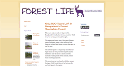 Desktop Screenshot of forestlifeofbangladesh.blogspot.com