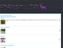 Tablet Screenshot of forestlifeofbangladesh.blogspot.com