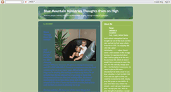 Desktop Screenshot of bluemountainministries.blogspot.com