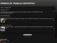 Tablet Screenshot of perrosdetrabajodeportivo.blogspot.com