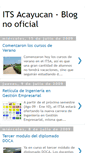 Mobile Screenshot of itsacayucan.blogspot.com