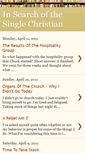 Mobile Screenshot of insearchofthesinglechristian.blogspot.com