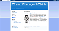 Desktop Screenshot of chronographwatch.blogspot.com