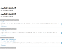 Tablet Screenshot of marjonlandia.blogspot.com