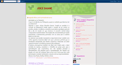 Desktop Screenshot of joicedaiane.blogspot.com