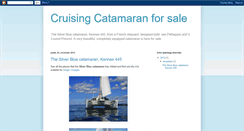 Desktop Screenshot of cruising-catamaran-sale.blogspot.com