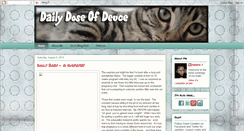 Desktop Screenshot of dailydoseofdeuce.blogspot.com