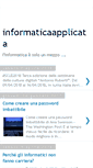 Mobile Screenshot of informaticaapplicata.blogspot.com
