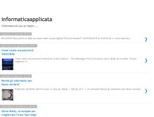 Tablet Screenshot of informaticaapplicata.blogspot.com