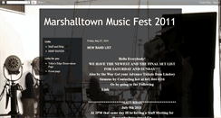 Desktop Screenshot of marshalltownmusic.blogspot.com