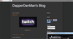 Desktop Screenshot of dapperdanmansblog.blogspot.com