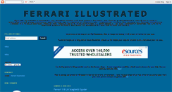 Desktop Screenshot of ferrari-illustrated.blogspot.com