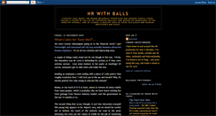 Desktop Screenshot of hrwithballs.blogspot.com