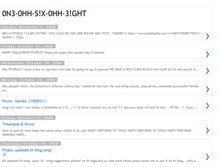 Tablet Screenshot of one0six0eight.blogspot.com