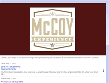Tablet Screenshot of mccoyadvising.blogspot.com