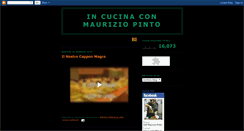 Desktop Screenshot of incucinaconmauriziopinto.blogspot.com