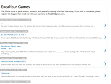 Tablet Screenshot of excaliburgames.blogspot.com