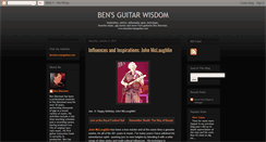 Desktop Screenshot of bensguitarwisdom.blogspot.com