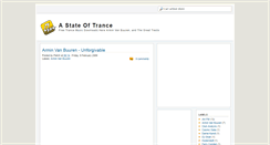 Desktop Screenshot of music-trancez.blogspot.com