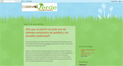 Desktop Screenshot of corrienteverde.blogspot.com