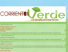 Tablet Screenshot of corrienteverde.blogspot.com