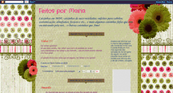 Desktop Screenshot of feitospormaria.blogspot.com