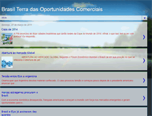 Tablet Screenshot of brasilterradasoportunidadescomerciais.blogspot.com