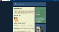Desktop Screenshot of calculointegral.blogspot.com