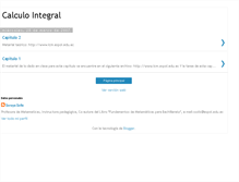 Tablet Screenshot of calculointegral.blogspot.com