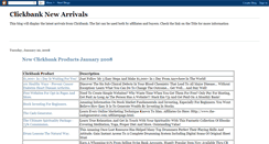 Desktop Screenshot of clickbankarrivals.blogspot.com