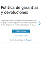 Mobile Screenshot of garantiaydevoluciones.blogspot.com
