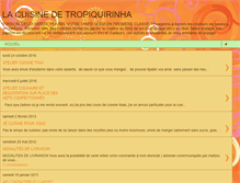 Tablet Screenshot of lacuisinedetropiquirinha.blogspot.com