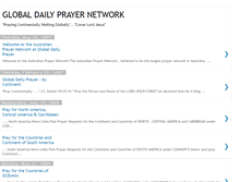 Tablet Screenshot of globaldailyprayer.blogspot.com