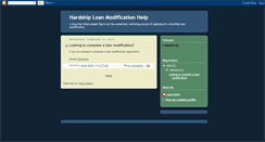 Desktop Screenshot of loanmodificationeligibility.blogspot.com