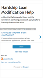 Mobile Screenshot of loanmodificationeligibility.blogspot.com