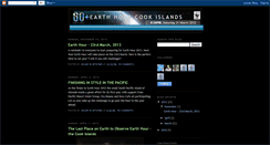 Desktop Screenshot of earth-hour-cook-islands.blogspot.com