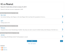 Tablet Screenshot of itsapeanut.blogspot.com