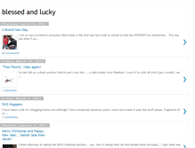 Tablet Screenshot of blessedandluckyarewe.blogspot.com