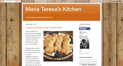 Desktop Screenshot of mariateresaskitchen.blogspot.com