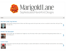 Tablet Screenshot of marigoldlanedesign.blogspot.com