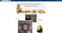 Desktop Screenshot of dutchdesignbymarjolein.blogspot.com
