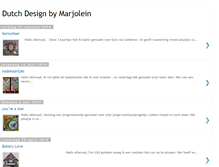 Tablet Screenshot of dutchdesignbymarjolein.blogspot.com