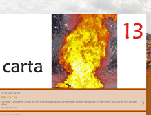 Tablet Screenshot of carta13.blogspot.com