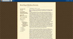 Desktop Screenshot of keptkitchensecrets.blogspot.com