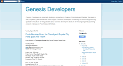 Desktop Screenshot of genesisdevelopers.blogspot.com