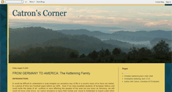 Desktop Screenshot of catronscorner.blogspot.com